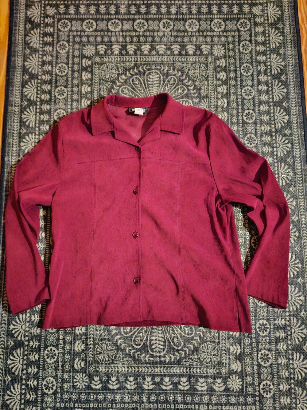 Burgundy Red Shirt Jacket